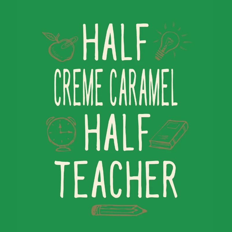 Moitié Crème Caramel Moitié Professeur Drôle Professeur