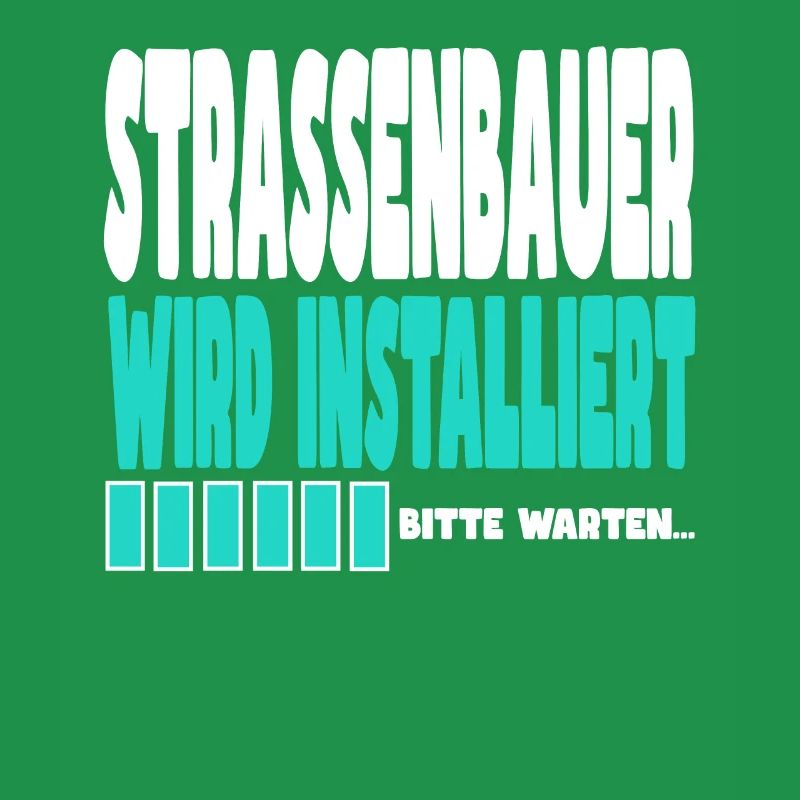 Strassenbauer wird installiert