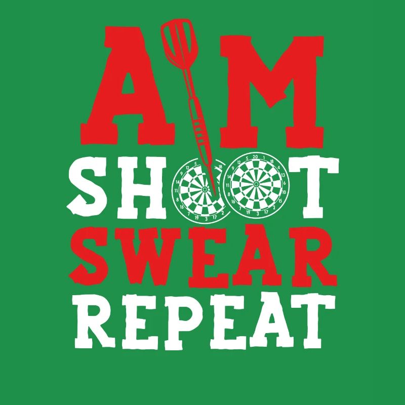 Target shooting, swearing, repeating