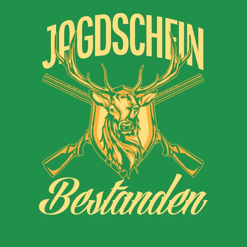 Jäger Jagdschein Bestanden Geschenk