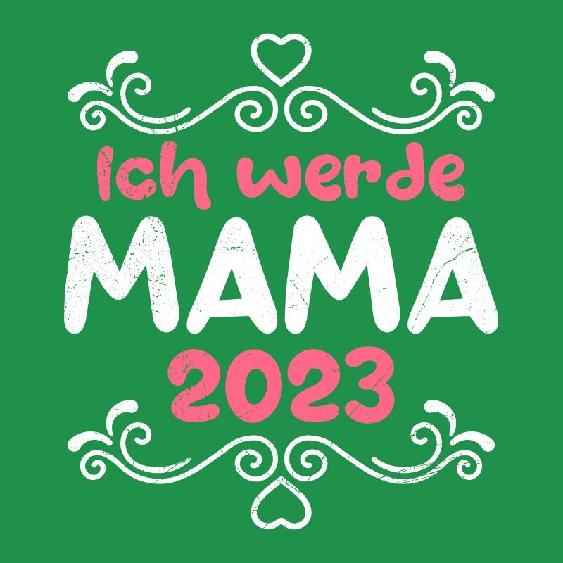 Mama 2023 Ich werde Mutter Mädchen Mama