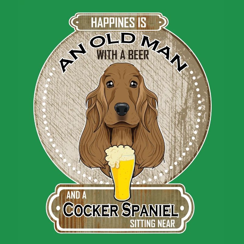Cocker Spaniel Dad Beer Lover