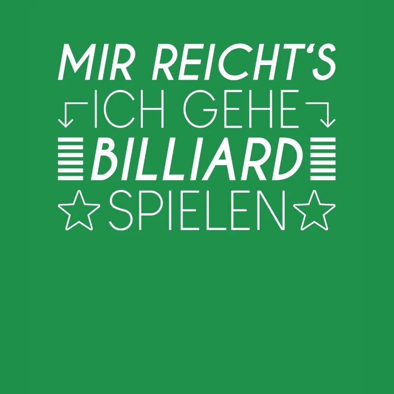 Billiard Spruch