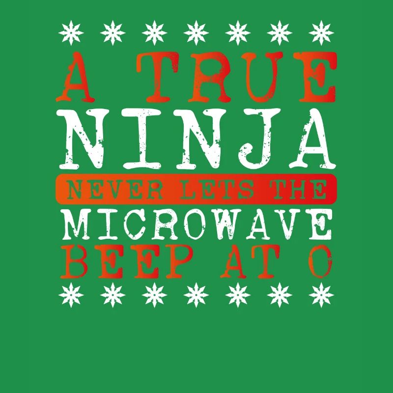A true ninja leaves the microwave