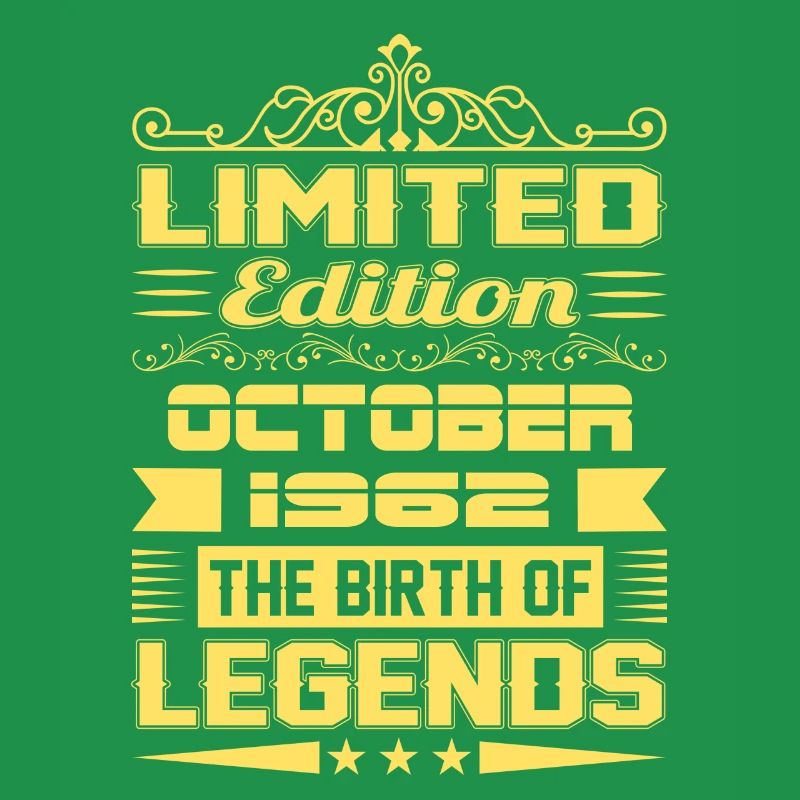 October 1962 - 60th birthday gift. Legend.
