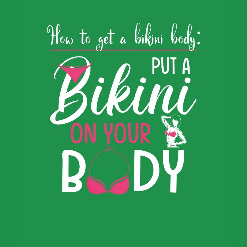 Comment obtenir un corps de bikini, vacances à la plage