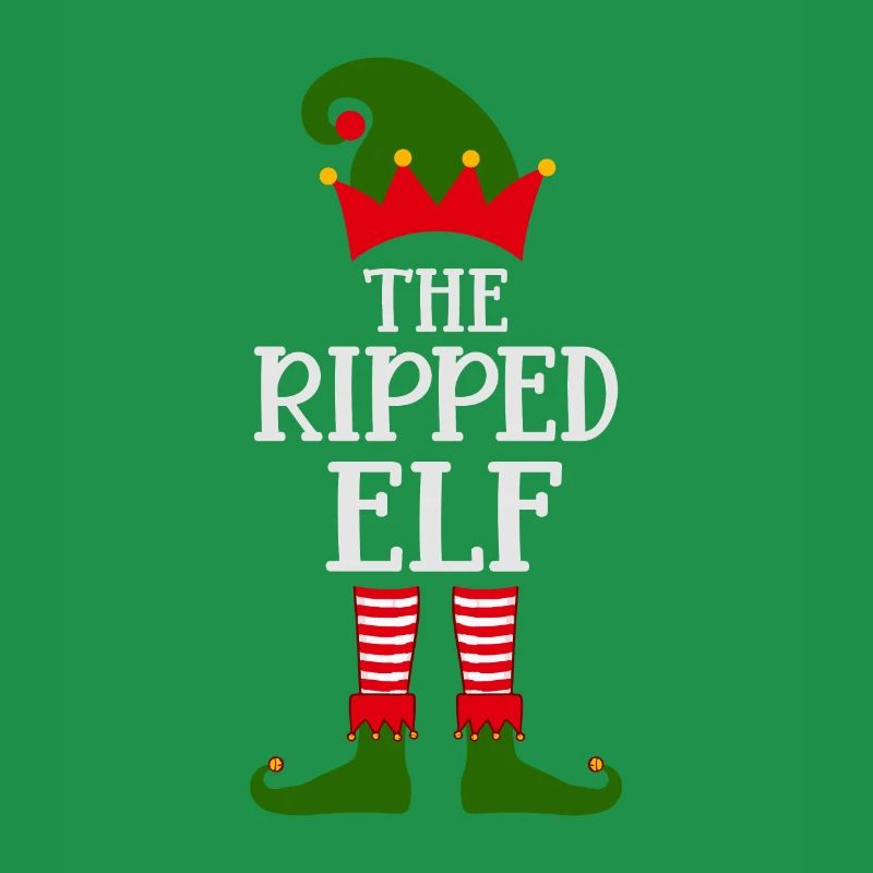 Le pull de Noël Musclé Elf Ugly