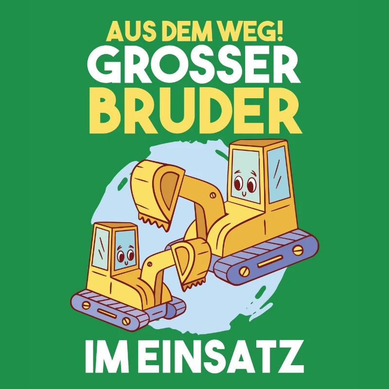 Dabbing Baggerfahrer Bagger Bruder