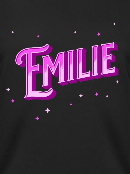 Emilie's name personalized