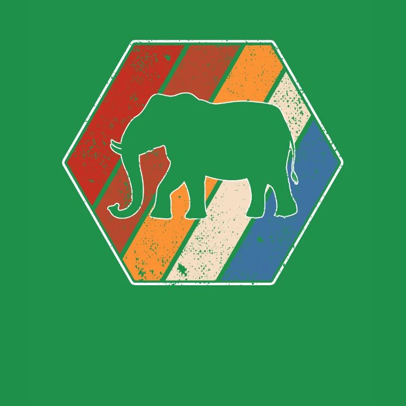 Éléphant Rétro