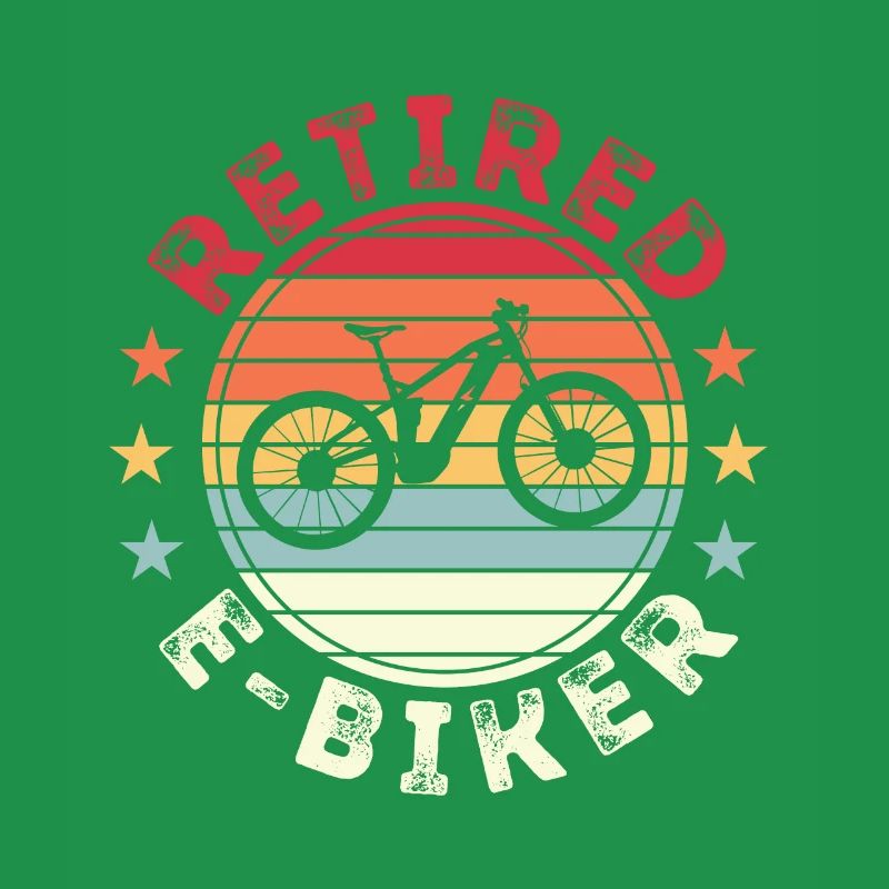 Retired Ebiker Retro Ebike embt Gift