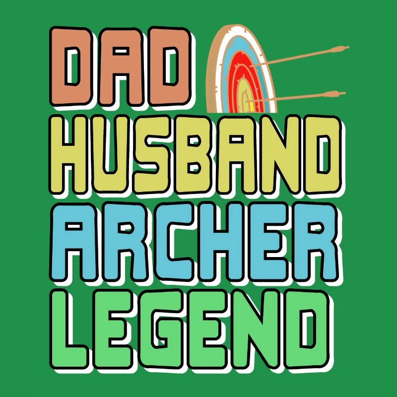 Dad Husband Archer Legend