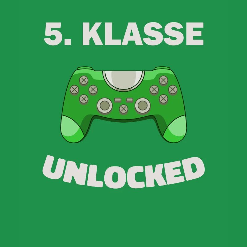 5. Klasse Gamer Deko Zocker Schule Kinder Geschenk