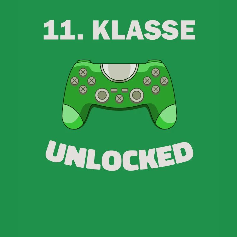 11. Klasse Gamer Deko Zocker Schule Kind Geschenk