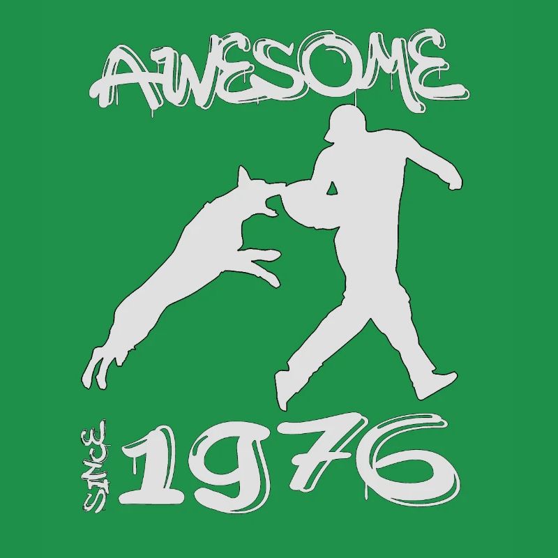 Awesome since 1976. Agility, Hundetraining