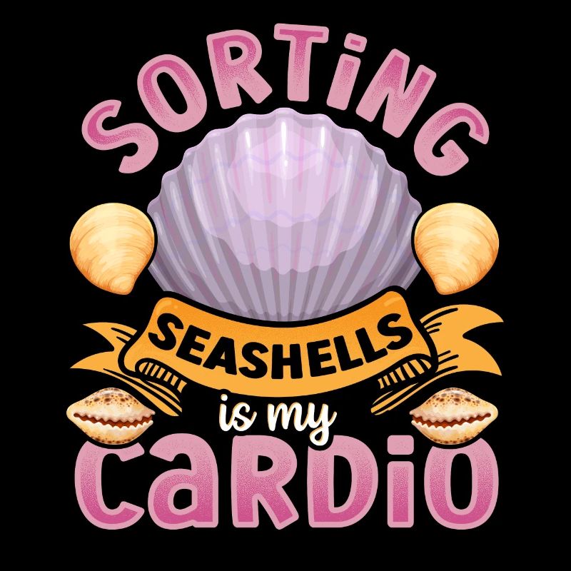 Seashell Collecting Design for an Shell Hunter