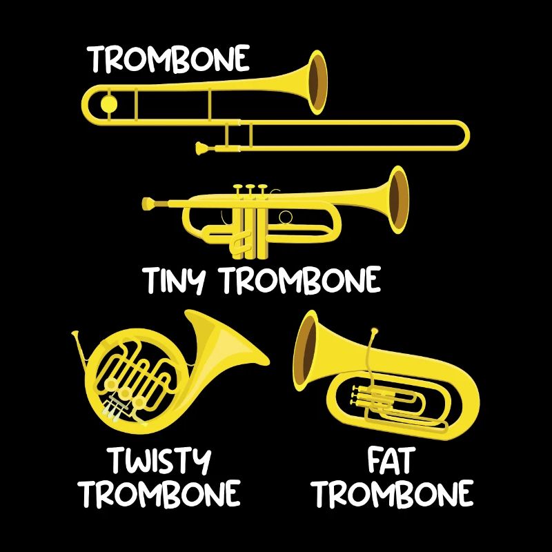 Small Trombone Curvy Trombone Thick Trombone