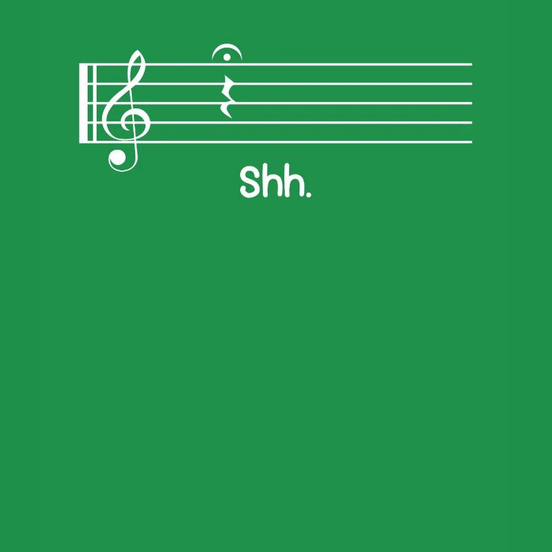 Sei leise ich brauche eine Pause Noten