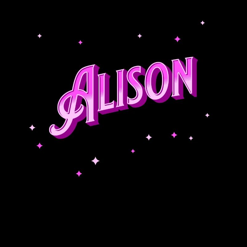 Alison name personalized