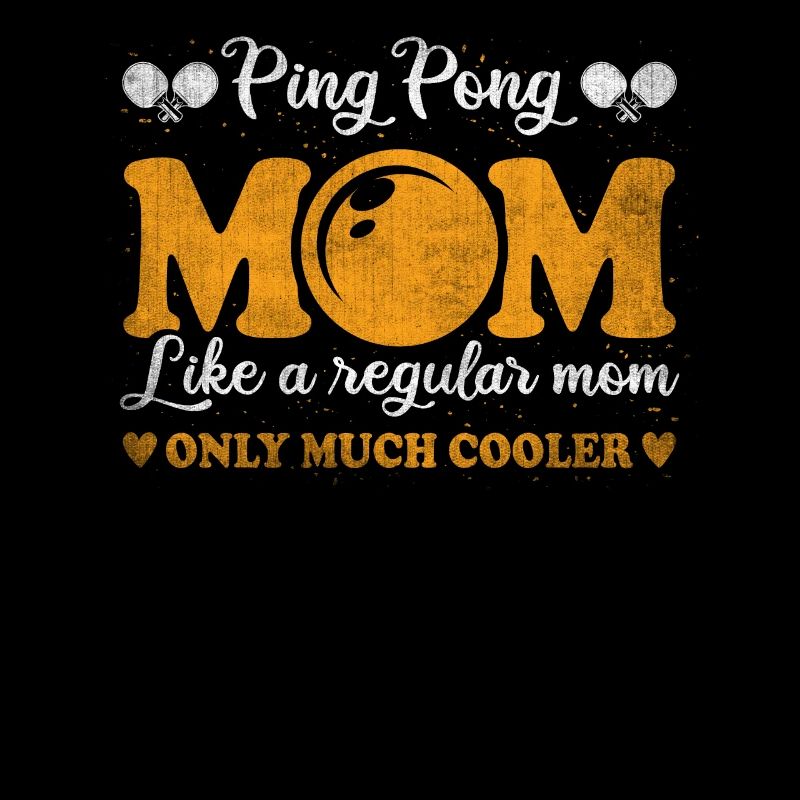 Cool Ping Pong Maman Ping Pong Player Mère