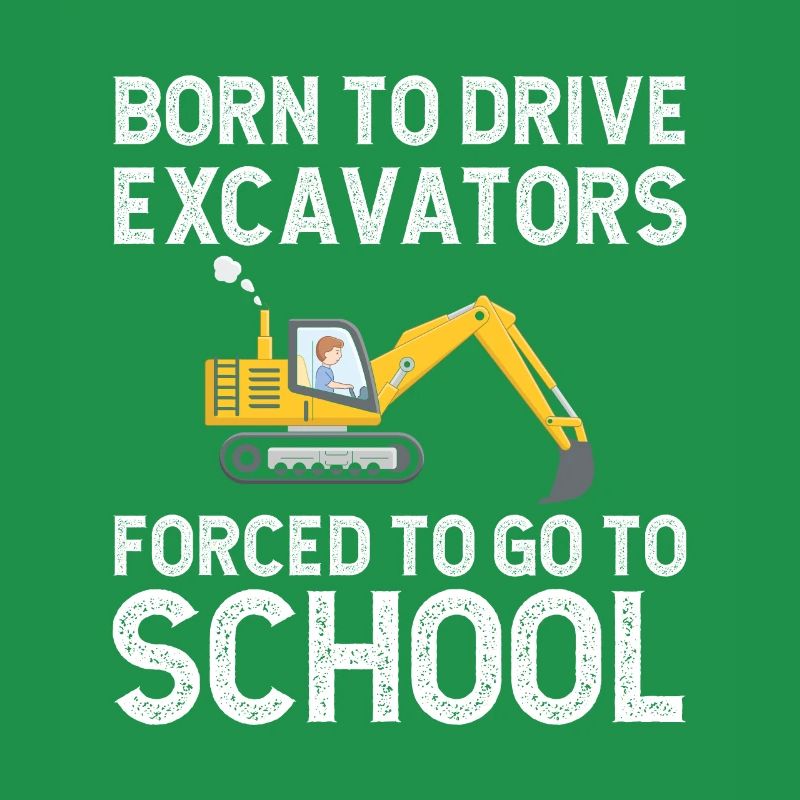 Baggerfahrer Bagger Schule