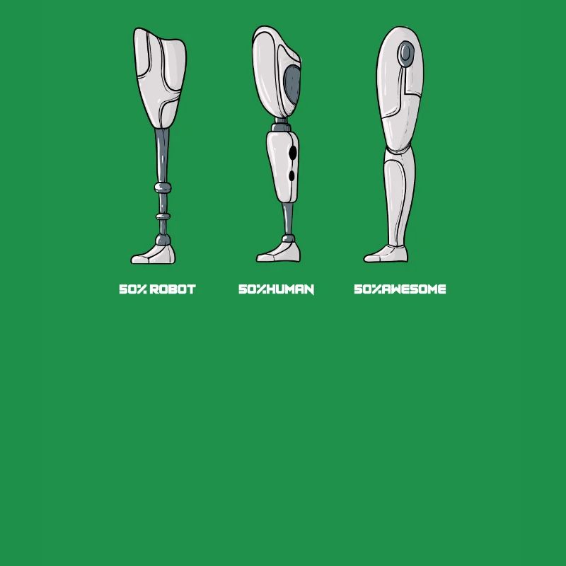 Amputation Bein Protese Cyborg Unfall Arm