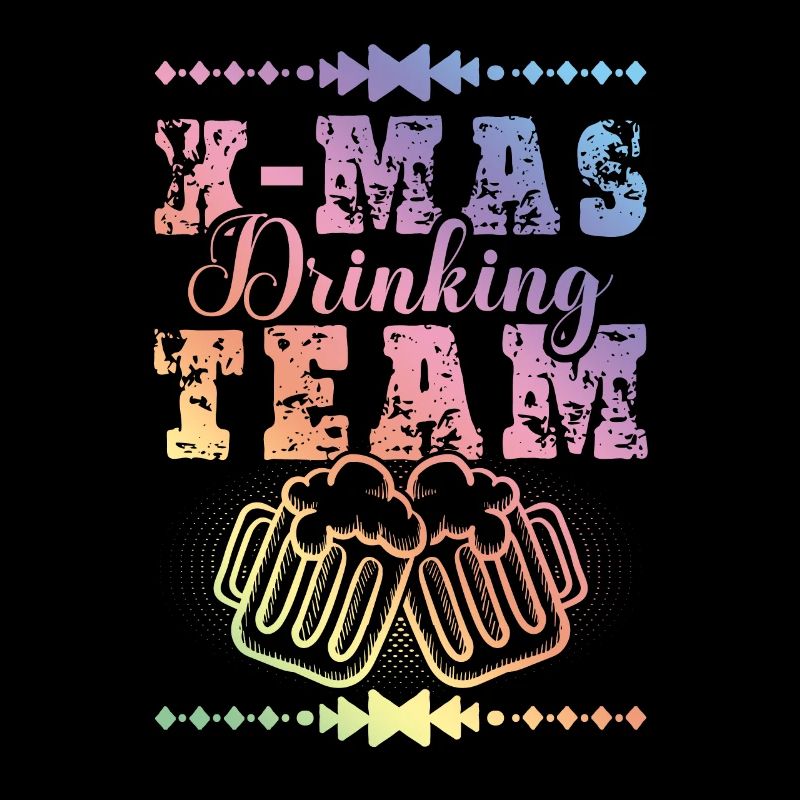 L’équipe de consommation d’alcool de Noël