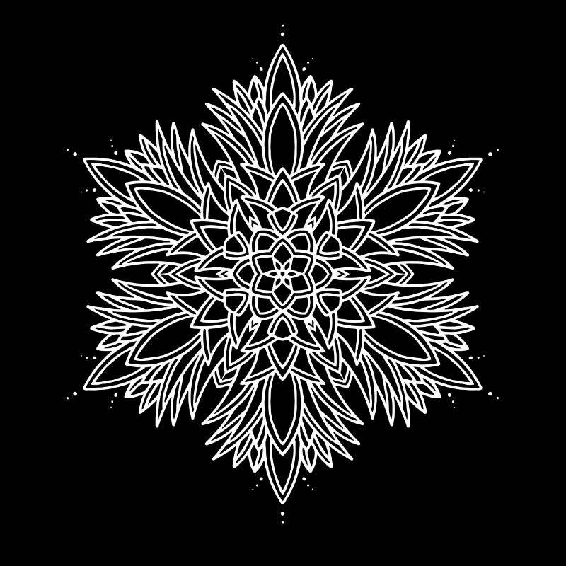 Pine cone Mandala