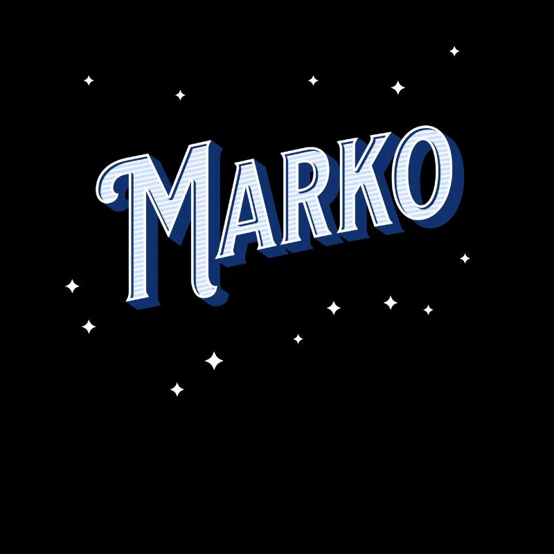 Marko name personalized