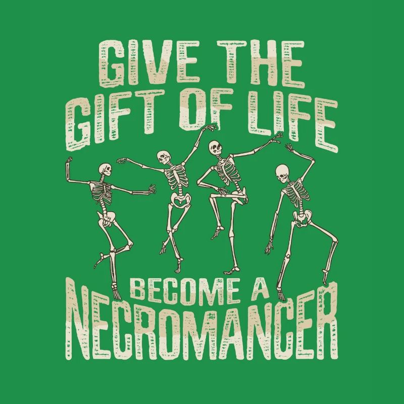 Undead Necromancer Skeleton Satanist Goth
