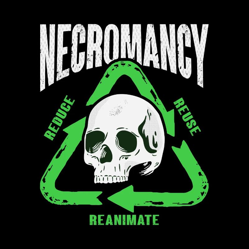 Undead necromancer recycling design for a