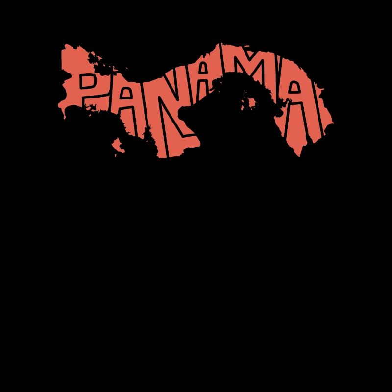 Panama Map Republic Caribbean South America Gift