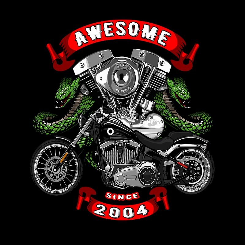 Awesome since 2004, Biker Geburtstag
