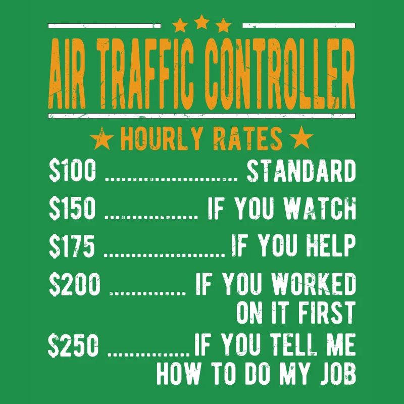 Air traffic controller hourly wage