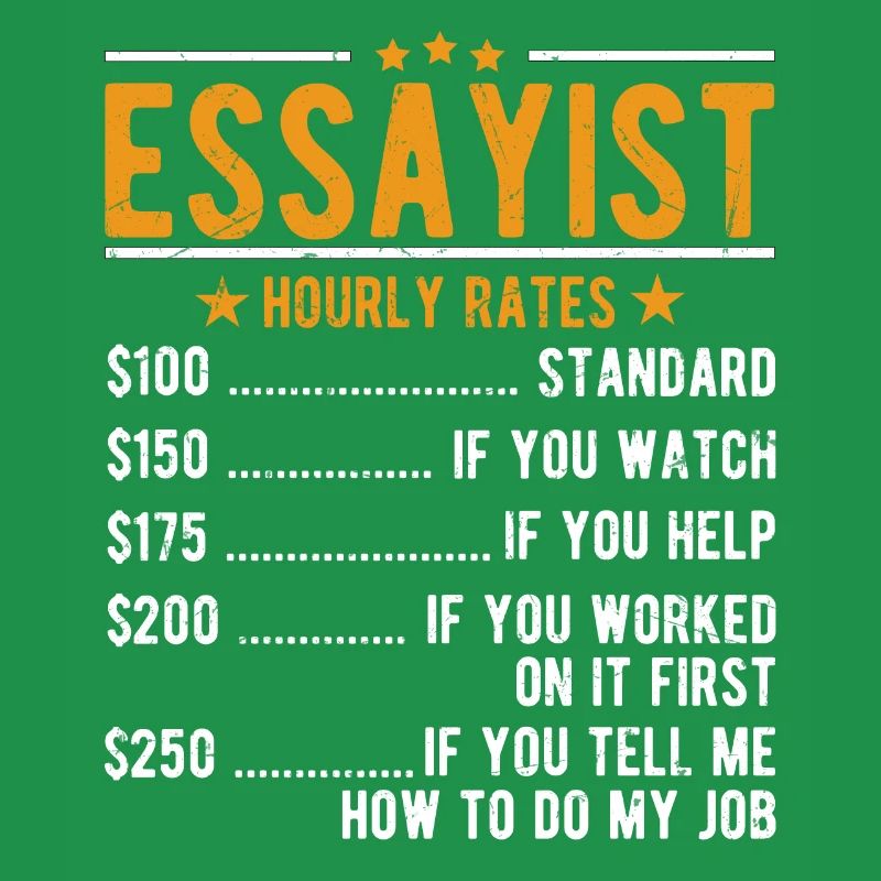 Essayist Hourly Wage