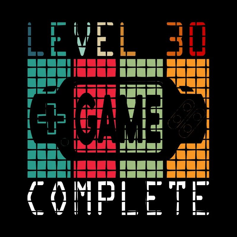 Level 30 Complete – Videospieler zum 30.