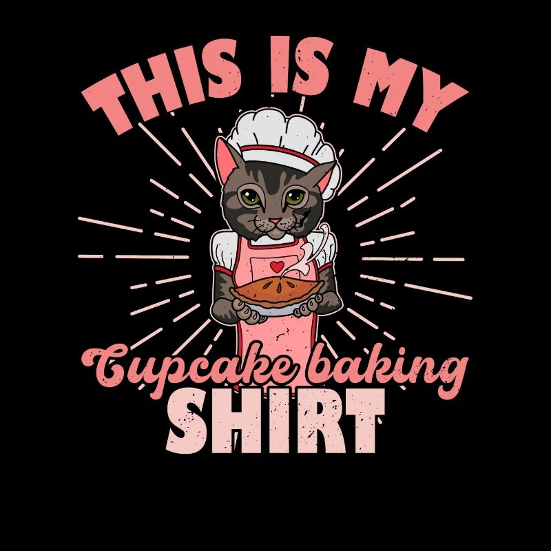 Kekse Backen Katze Bäckerei Konditorei Spruch