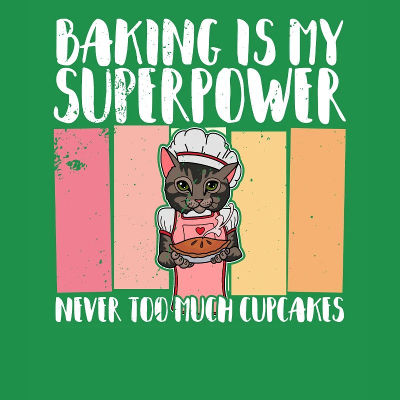 Katze Hobbybäcker Dessert Backen Bäcker