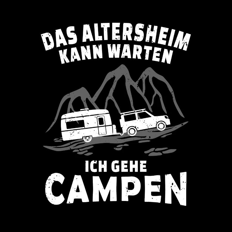 Camping Wohnwagen Rentner Ruhestand