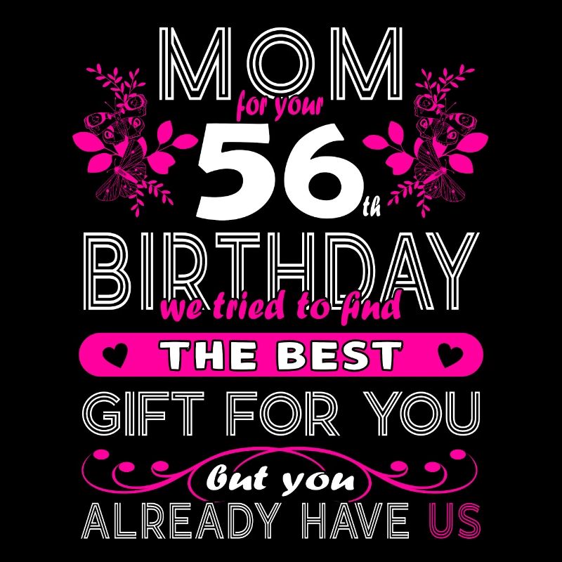 Auguri di compleanno divertenti donne 56 ° compleanno