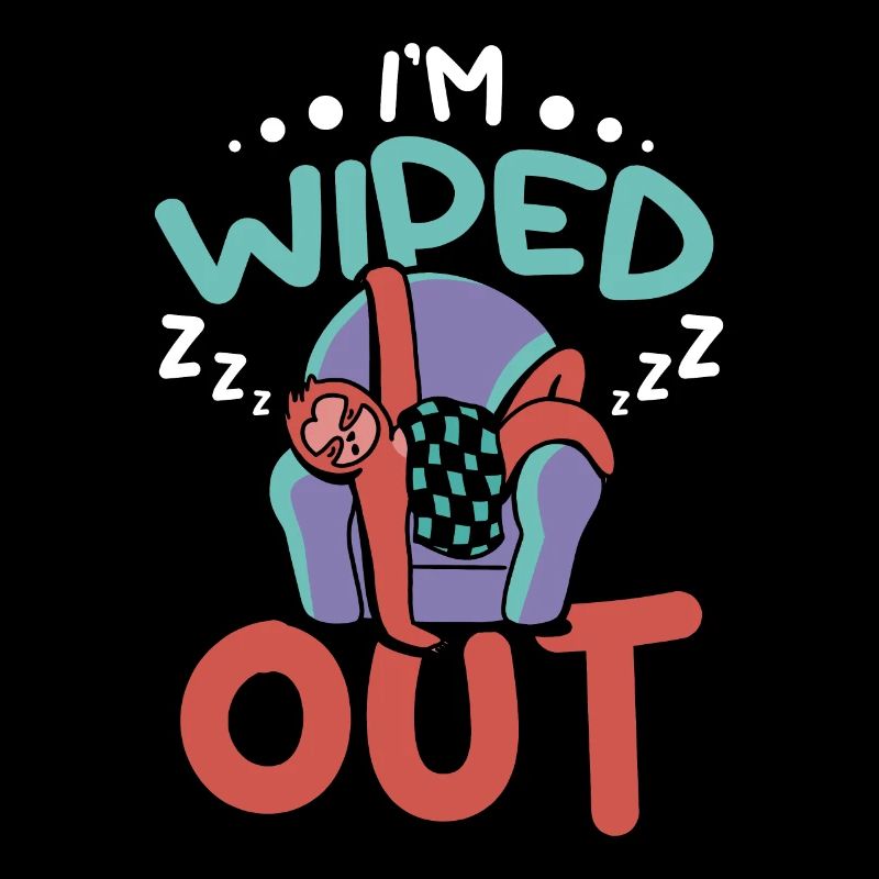 I'm wiped out Sleeping Sloth