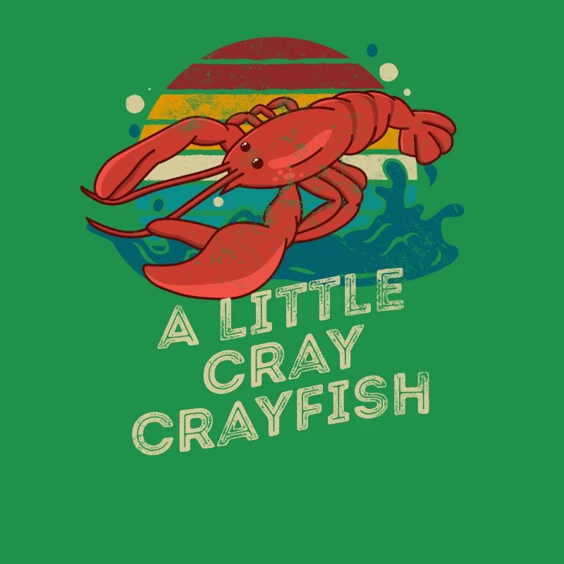A Little Cray Crayfish Retro Crawfish Boil