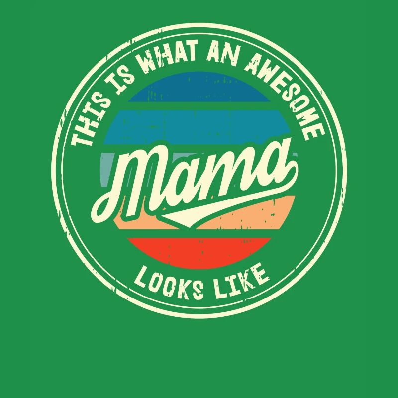 Bester Mama Muttertag Mutter Mom Retro Geschenk