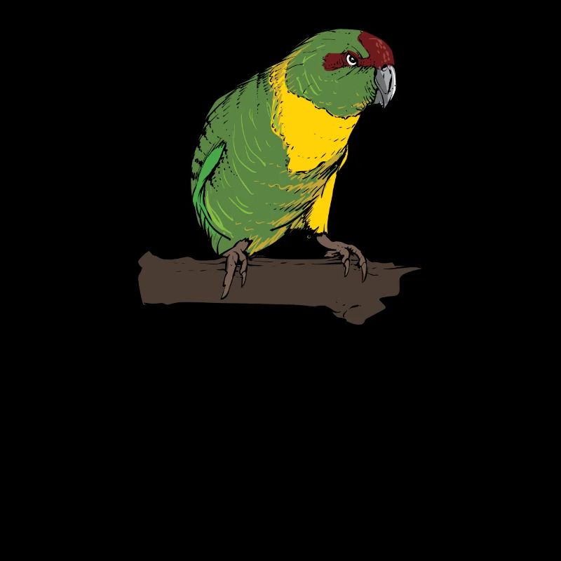 Perruche de chèvre I Motif de perruche pour porte-oiseau