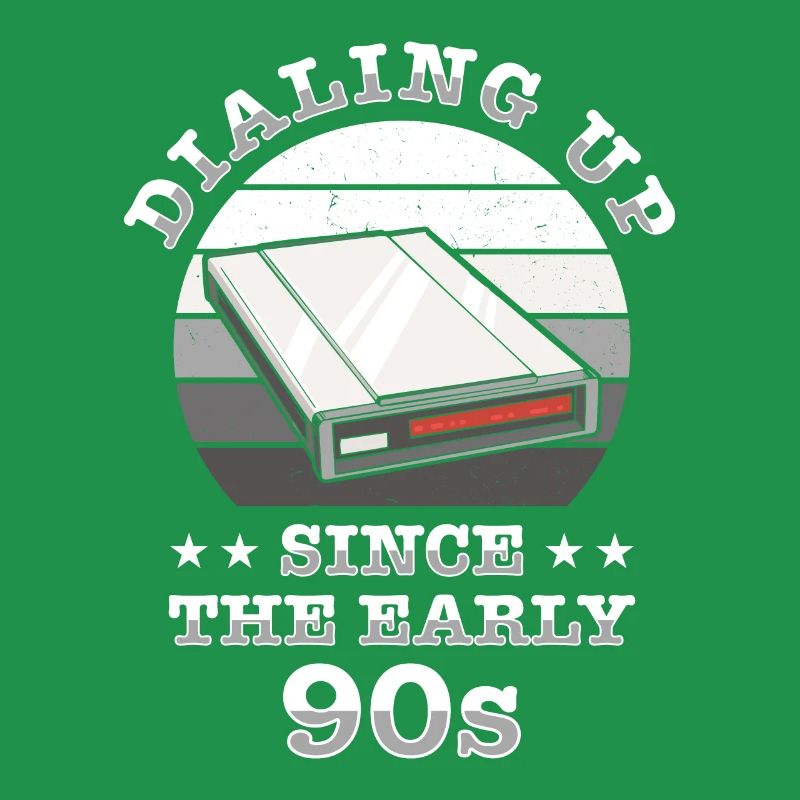 90s Nostalgia Retro 90s Dial-up Internet Vintage