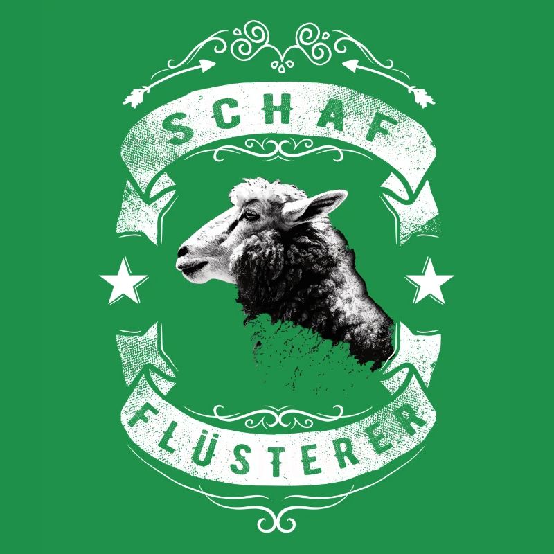 Schafflüsterer - Schaf Silhouette
