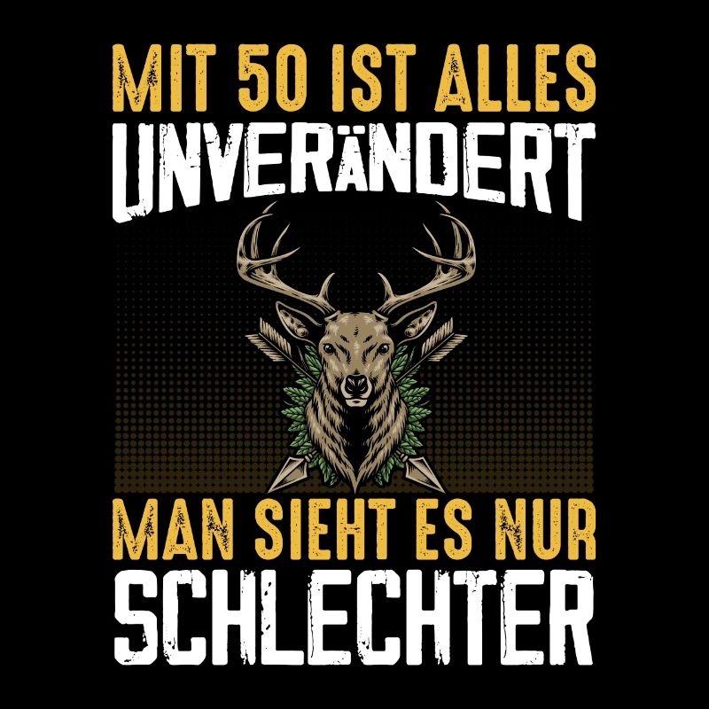 50 Jahre alt Jäger 50. Geburtstag Geschenk