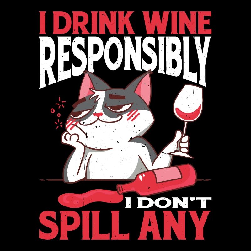 Je bois du vin de manière responsable, je n’en renverse pas 2