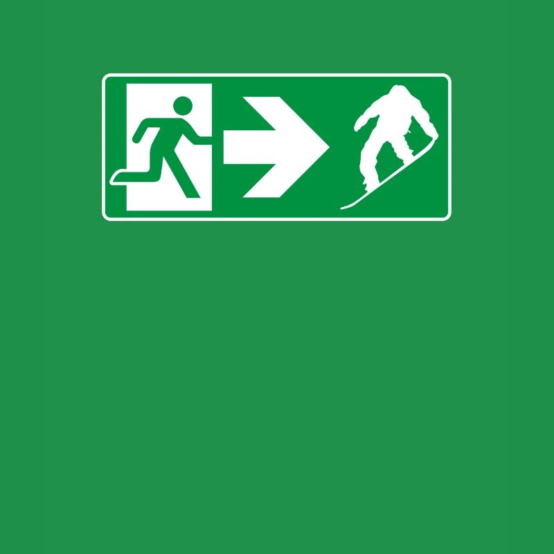 Emergency Exit Snowboard Snowboarder