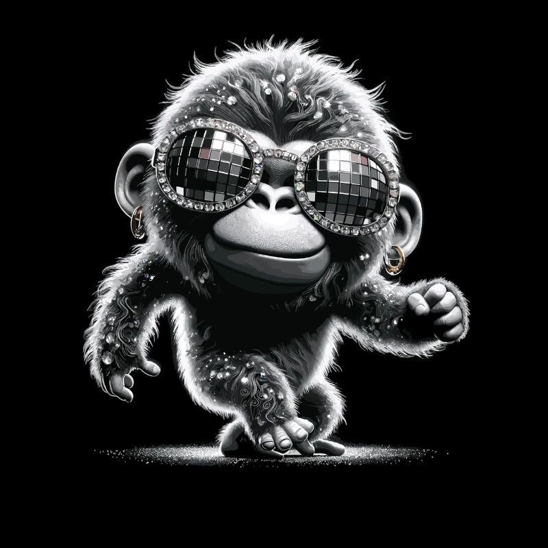 Gorilla mit Sonnenbrille